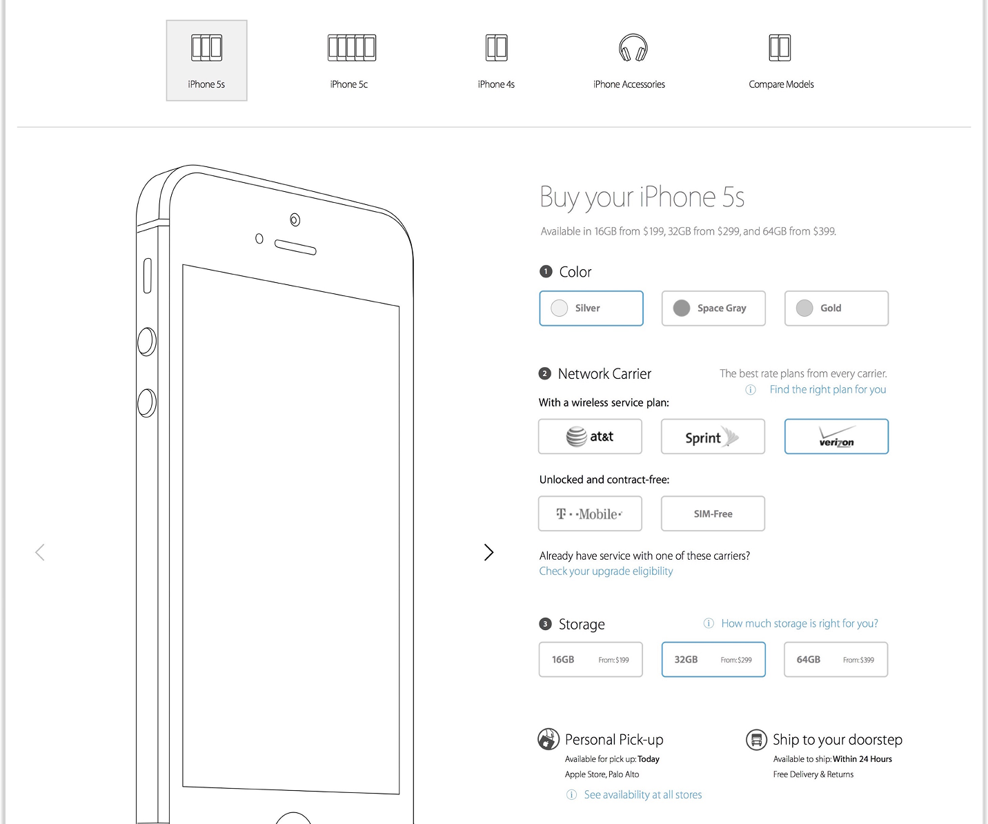Early explorations of a more visually oriented shopping experience