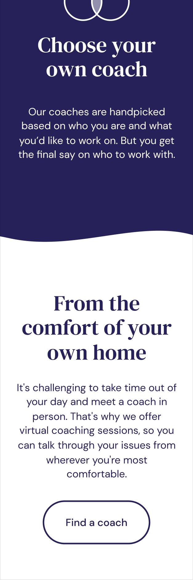 Sail landing page — how it works